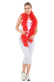 Feather Boa - Red (150cm)