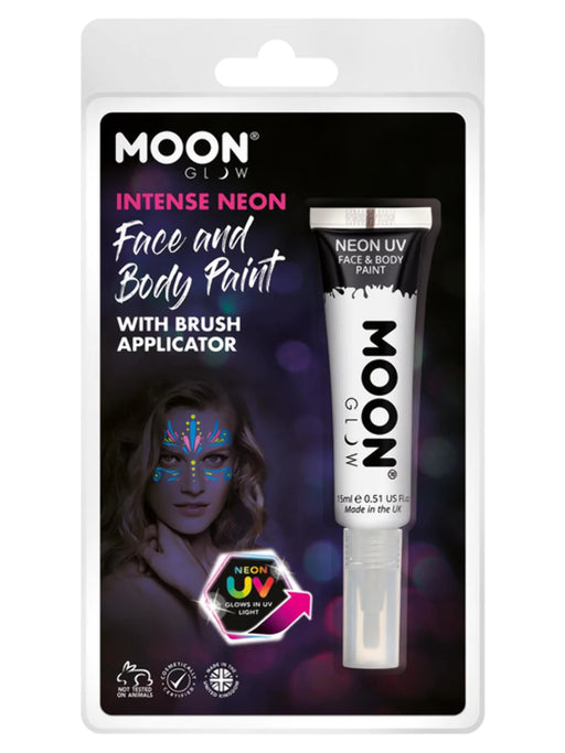 Moon Glow Intense Neon Face Gel - White (with applicator)