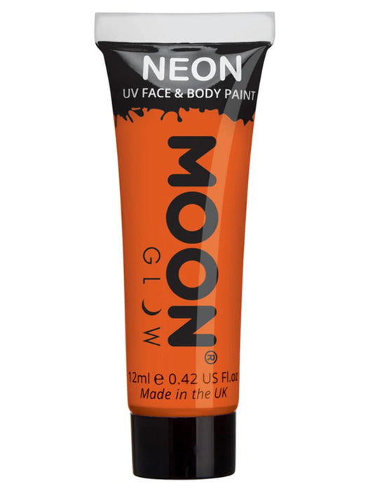 Neon UV Face & Body Paint - Orange