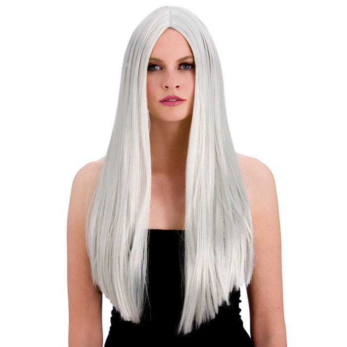 Classing Long Female Wig - Silver