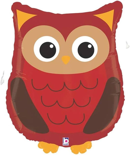 Woodland Animal Shaped Foil Balloon - Owl
