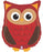 Woodland Animal Shaped Foil Balloon - Owl