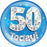 Jumbo 50th Birthday Badge