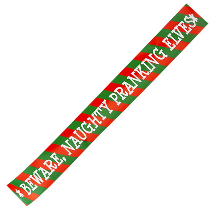 Beware Naughty Elf Tape