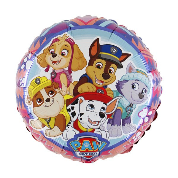 18" Foil Paw Patrol Circle Balloon