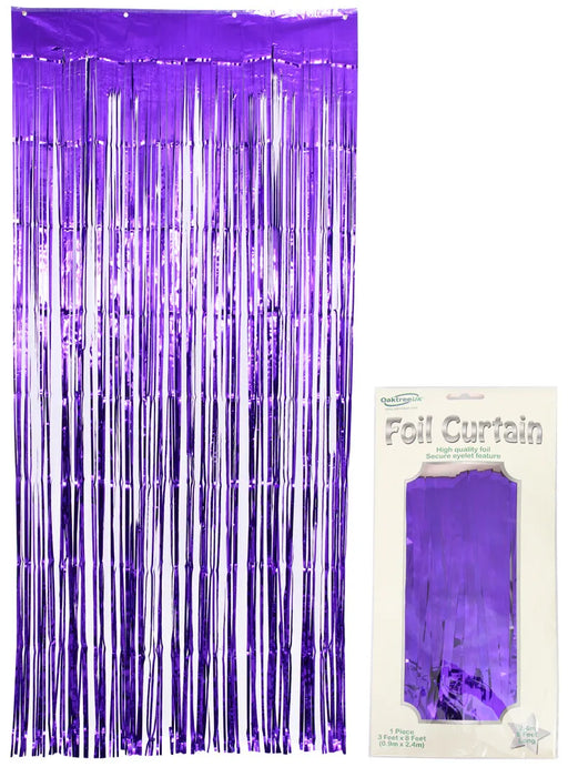 Tinsel Curtain - Purple