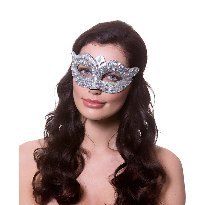 Silver Diamante Eyemask