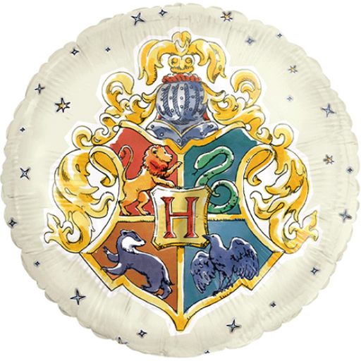 18" Harry Potter Hogwarts Foil Balloon - White