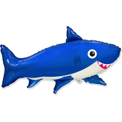 Animal Shape Foil Balloon - Blue Shark