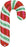 Foil Christmas Balloon - Large Candy Cane