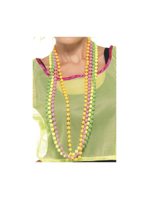 80's Style Bright Bead Necklace's
