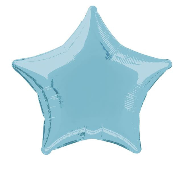 20” Foil Star Balloon - Baby Blue