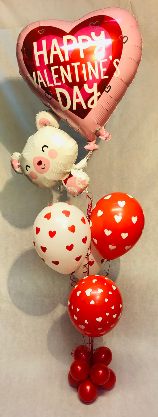 Valentine’s Cute Bear Balloon Display