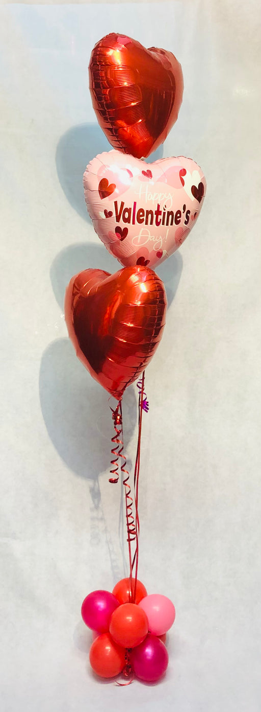 Valentine’s 3 Foil Balloon Display