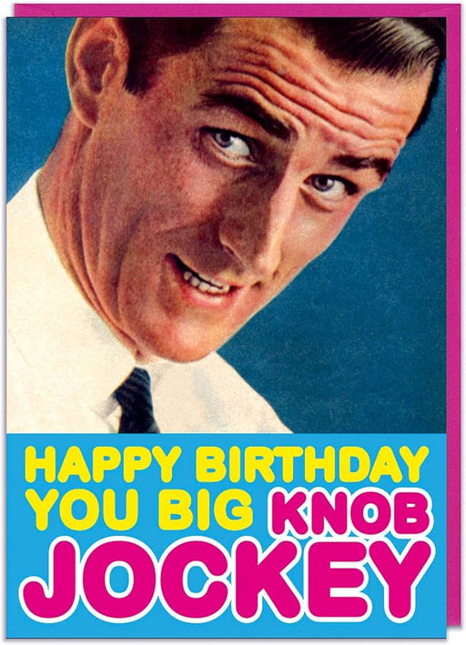 Happy Birthday Knob Jockey Card