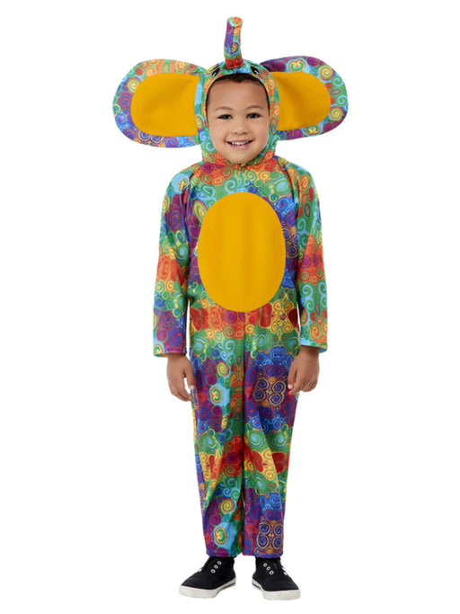 Colourful Elephant Children's Costume (Elmer)