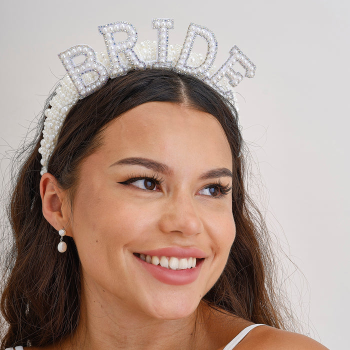 Bride Pearl Headband