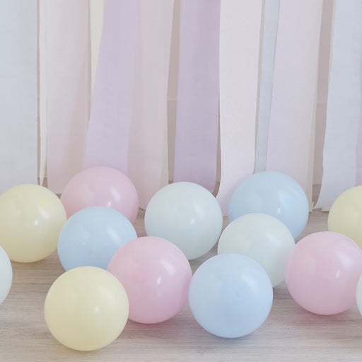 Asst 5” Latex Balloons - Pastel Tones