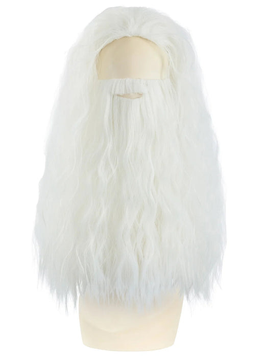 Sorcerer/Wizard Wig & Beard Set (White) The Ultimate Balloon And Party Shop Cheltenham & Gloucester Balloons & Fancy Dress 
