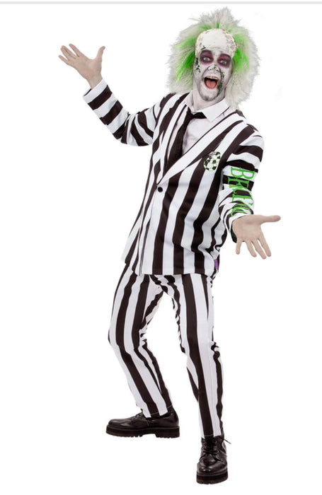 Official Beetlejuice Halloween Costume The Ultimate Balloon And Party Shop Cheltenham & Gloucester Balloons & Fancy Dress 