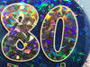Jumbo 80th Birthday Badge The Ultimate Balloon And Party Shop Cheltenham & Gloucester Balloons & Fancy Dress 