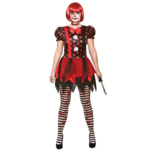 Ladies Horror Clown Dress The Ultimate Balloon And Party Shop Cheltenham & Gloucester Balloons & Fancy Dress 