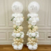 Large Balloon Floor Column - Mr & Mrs (White) The Ultimate Balloon And Party Shop Cheltenham & Gloucester Balloons & Fancy Dress 