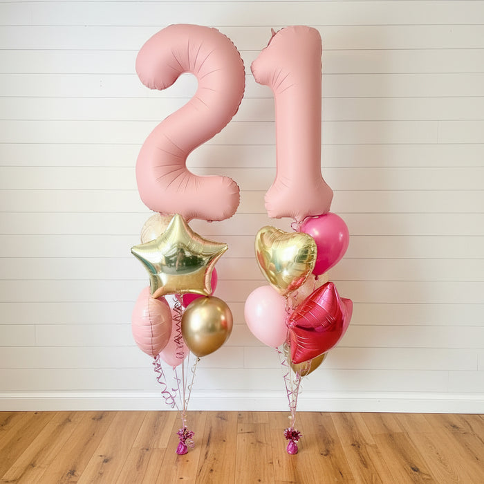 Large Number Mixed Balloon Display - (Single Or Double Set) The Ultimate Balloon And Party Shop Cheltenham & Gloucester Balloons & Fancy Dress 