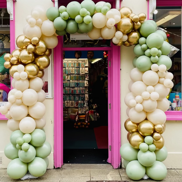 Large Organic Balloon Party Arch The Ultimate Balloon And Party Shop Cheltenham & Gloucester Balloons & Fancy Dress 