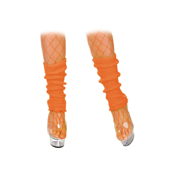 Legwarmers - Orange The Ultimate Balloon And Party Shop Cheltenham & Gloucester Balloons & Fancy Dress 