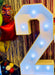 Light-Up Number (4ft) - Number 2 The Ultimate Balloon And Party Shop Cheltenham & Gloucester Balloons & Fancy Dress 