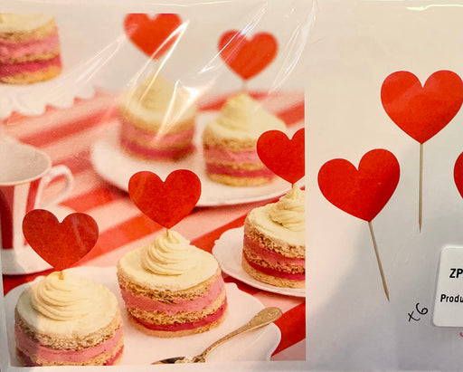 Love Heart Cake Toppers The Ultimate Balloon And Party Shop Cheltenham & Gloucester Balloons & Fancy Dress 