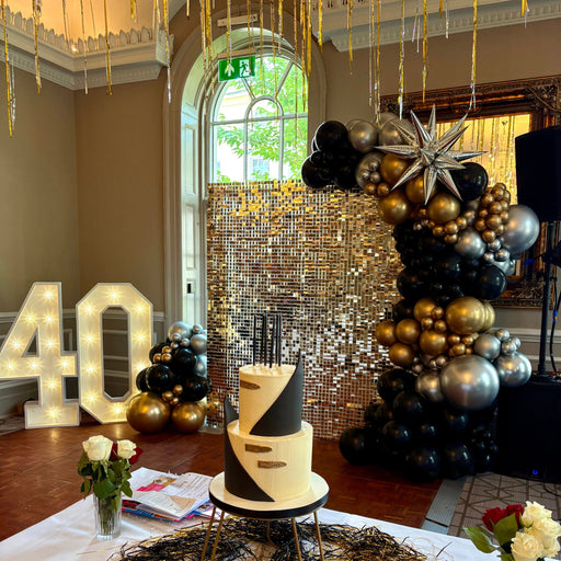 Luxe Sequin Feature Wall Party Package The Ultimate Balloon And Party Shop Cheltenham & Gloucester Balloons & Fancy Dress 