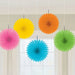 Mini Fan Hanging Decs - Bright The Ultimate Balloon And Party Shop Cheltenham & Gloucester Balloons & Fancy Dress 