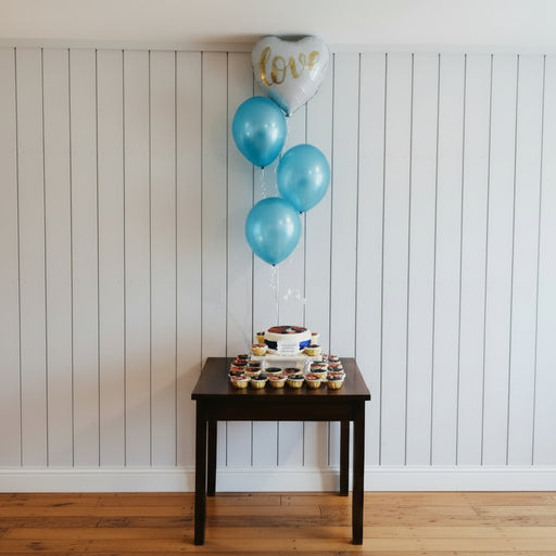 Mixed 4 Balloon Foil/Latex Bouquet The Ultimate Balloon And Party Shop Cheltenham & Gloucester Balloons & Fancy Dress 