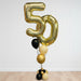 Mixed Number Balloon Display - Black & Gold The Ultimate Balloon And Party Shop Cheltenham & Gloucester Balloons & Fancy Dress 