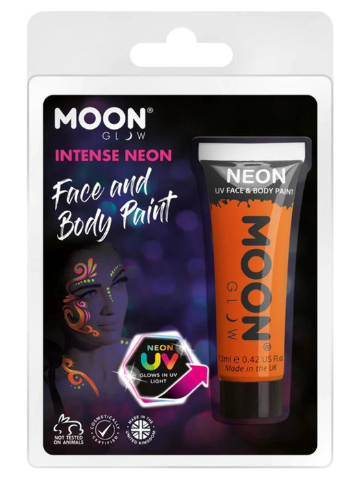 Moon Glow Neon Face Gel - Orange The Ultimate Balloon And Party Shop Cheltenham & Gloucester Balloons & Fancy Dress 