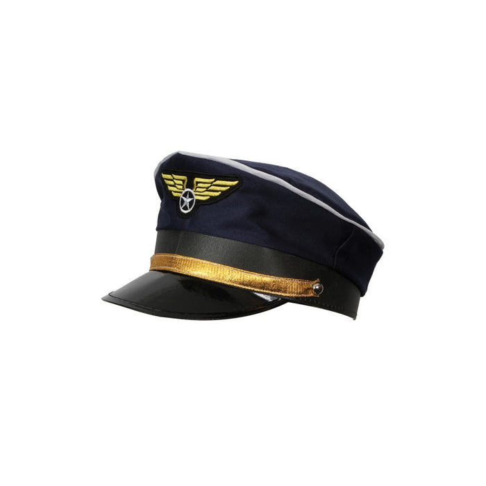 Navy Pilot Peaked Cap The Ultimate Balloon And Party Shop Cheltenham & Gloucester Balloons & Fancy Dress 