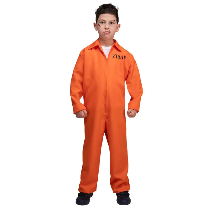 Orange Convict Child’s Costume The Ultimate Balloon And Party Shop Cheltenham & Gloucester Balloons & Fancy Dress 
