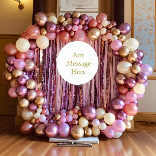 Organic Balloon Full Circle Backdrop - Personalised The Ultimate Balloon And Party Shop Cheltenham & Gloucester Balloons & Fancy Dress 