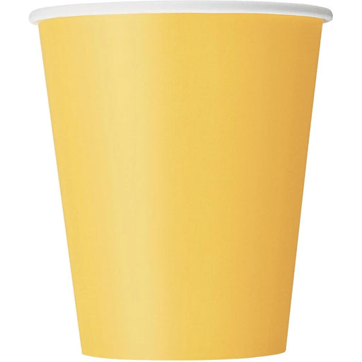 Paper Cups - Pastel Yellow (8pk) The Ultimate Balloon And Party Shop Cheltenham & Gloucester Balloons & Fancy Dress 