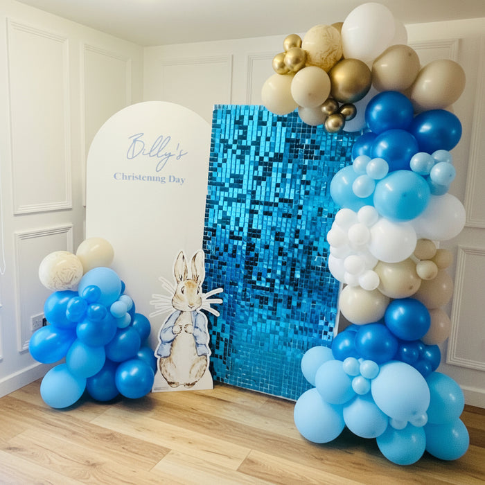 Personalised Sailboard Deluxe Backdrop Set-Up - Christening The Ultimate Balloon And Party Shop Cheltenham & Gloucester Balloons & Fancy Dress 