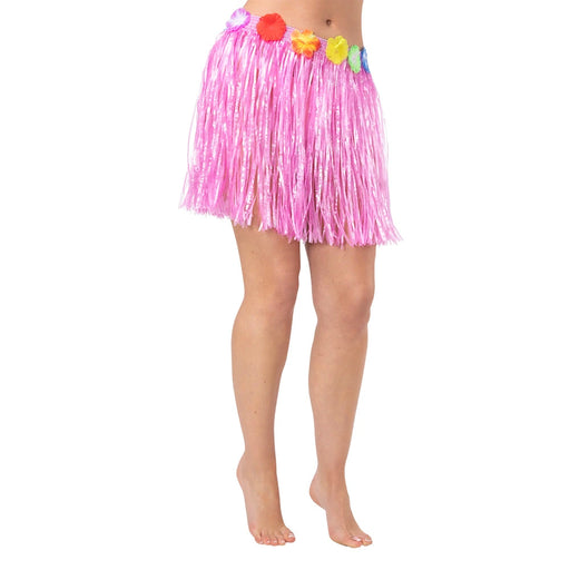 Pink Grass Skirt (40cm) The Ultimate Balloon And Party Shop Cheltenham & Gloucester Balloons & Fancy Dress 