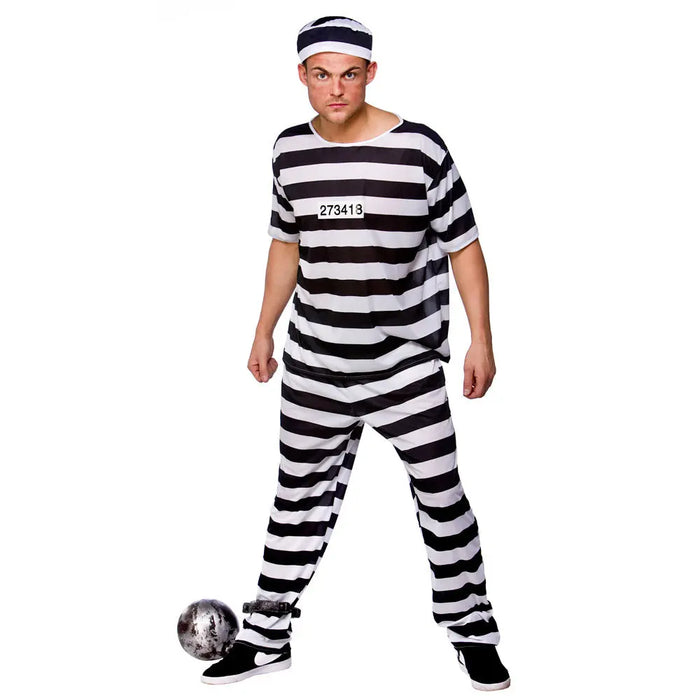 Prison Break Convict Costume The Ultimate Balloon And Party Shop Cheltenham & Gloucester Balloons & Fancy Dress 
