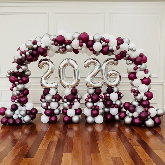 Prom/Leavers Arch & Number Columns Package The Ultimate Balloon And Party Shop Cheltenham & Gloucester Balloons & Fancy Dress 