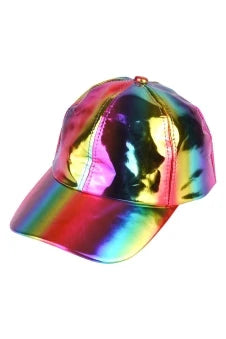 Rainbow Shiny Cap The Ultimate Balloon And Party Shop Cheltenham & Gloucester Balloons & Fancy Dress 