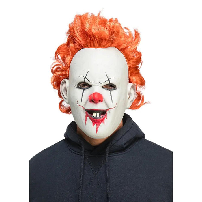 Red Haired Clown Latex Mask The Ultimate Balloon And Party Shop Cheltenham & Gloucester Balloons & Fancy Dress 