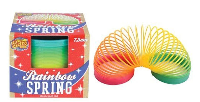 Retro Toy Collection - Rainbow Spring Slinky The Ultimate Balloon And Party Shop Cheltenham & Gloucester Balloons & Fancy Dress 