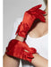 Short Satin Gloves - Red (Bows) The Ultimate Balloon And Party Shop Cheltenham & Gloucester Balloons & Fancy Dress 