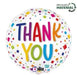 Thank You Bright Foil Balloon The Ultimate Balloon And Party Shop Cheltenham & Gloucester Balloons & Fancy Dress 